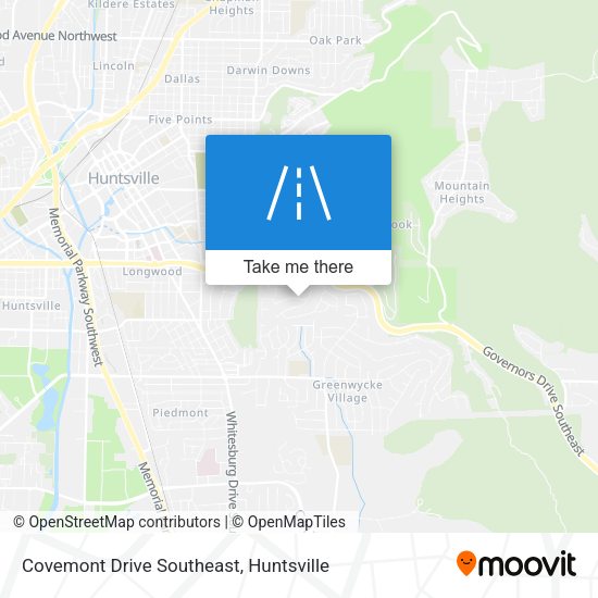 Mapa de Covemont Drive Southeast
