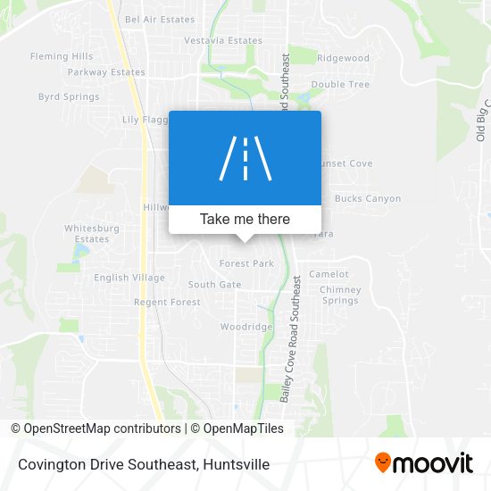 Covington Drive Southeast map
