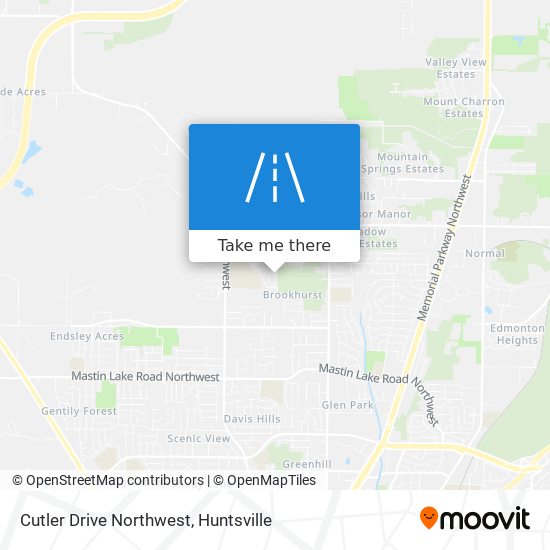 Mapa de Cutler Drive Northwest