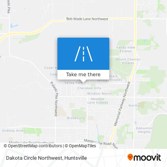 Mapa de Dakota Circle Northwest