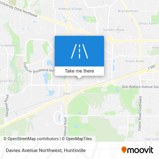 Mapa de Davies Avenue Northwest