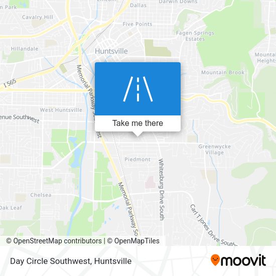 Mapa de Day Circle Southwest