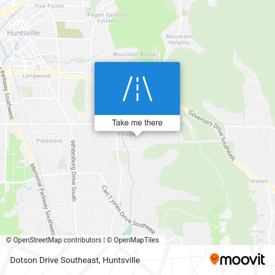 Dotson Drive Southeast map