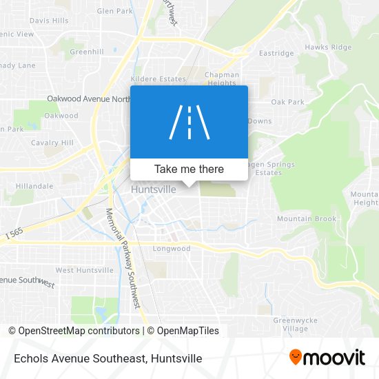 Mapa de Echols Avenue Southeast