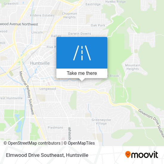Mapa de Elmwood Drive Southeast