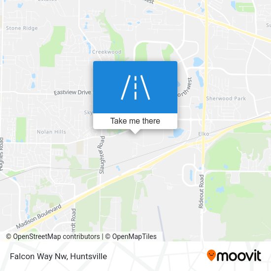 Falcon Way Nw map