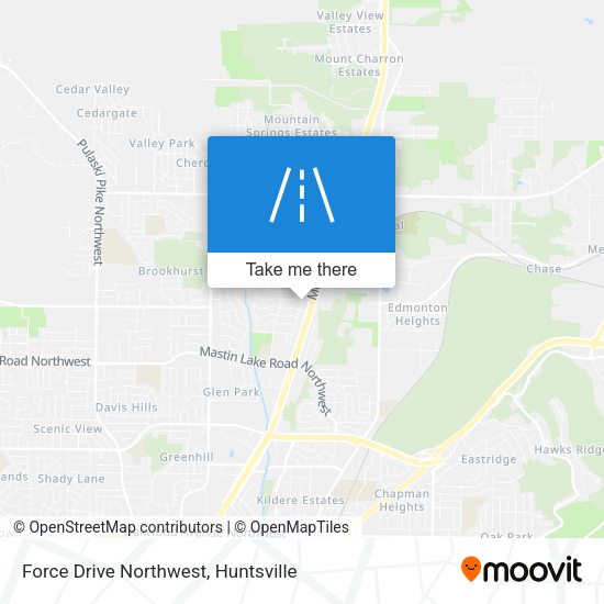 Mapa de Force Drive Northwest