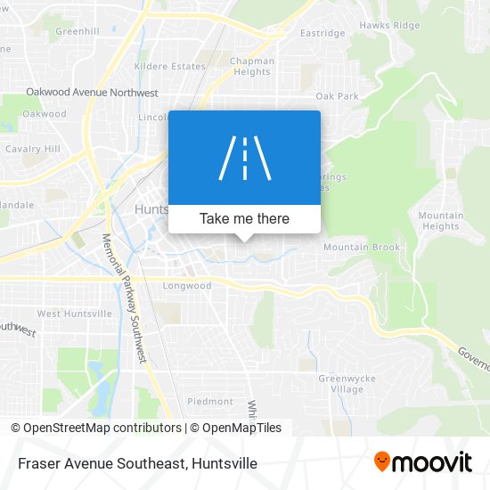 Mapa de Fraser Avenue Southeast