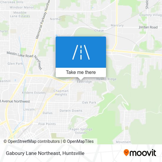 Gaboury Lane Northeast map