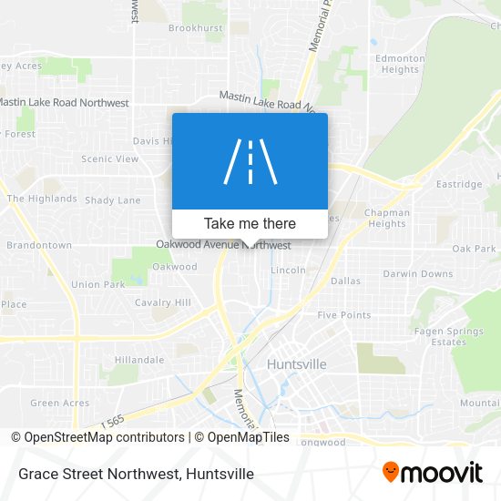Mapa de Grace Street Northwest