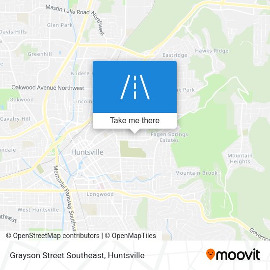 Grayson Street Southeast map