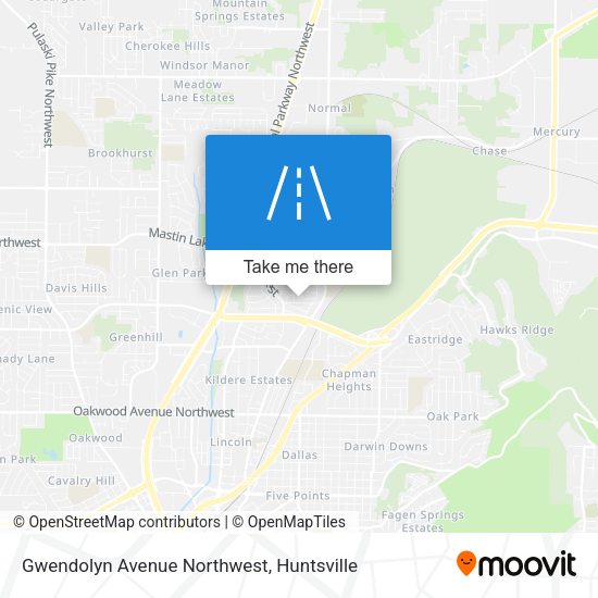 Mapa de Gwendolyn Avenue Northwest
