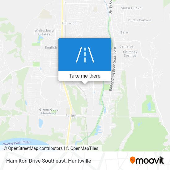Hamilton Drive Southeast map