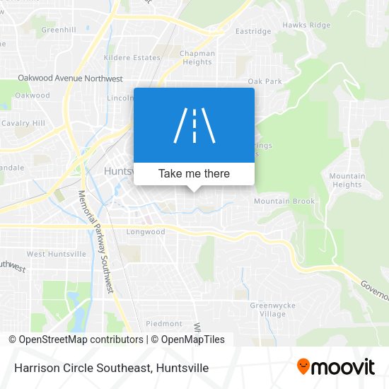 Mapa de Harrison Circle Southeast