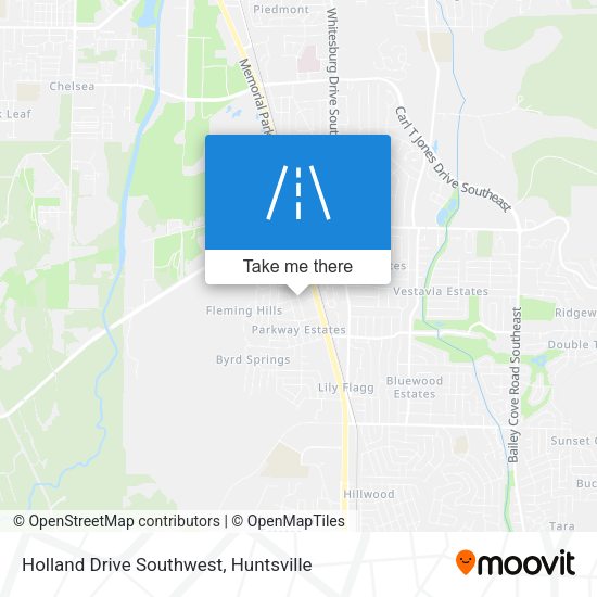 Mapa de Holland Drive Southwest