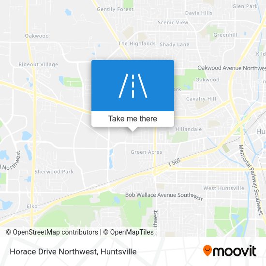 Mapa de Horace Drive Northwest
