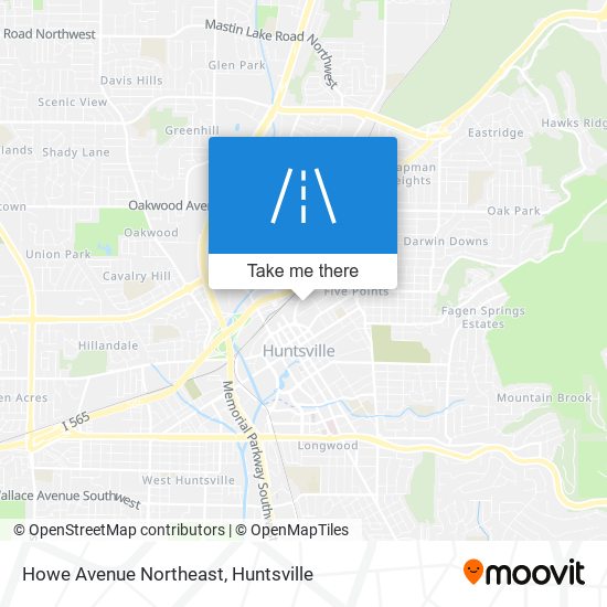 Mapa de Howe Avenue Northeast