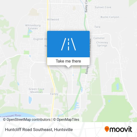 Mapa de Huntcliff Road Southeast