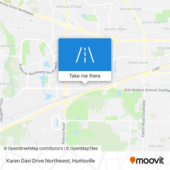 Mapa de Karen Davi Drive Northwest