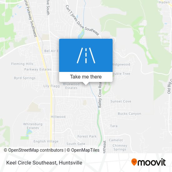 Mapa de Keel Circle Southeast