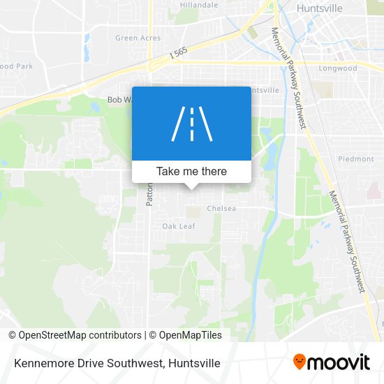 Mapa de Kennemore Drive Southwest