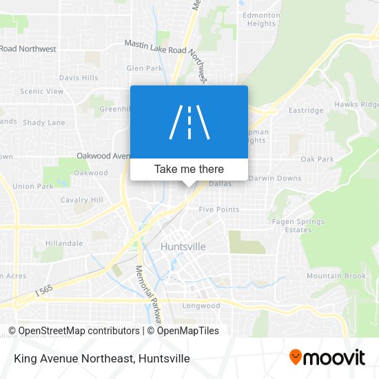 Mapa de King Avenue Northeast