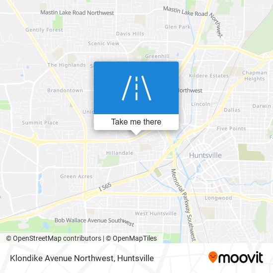 Mapa de Klondike Avenue Northwest