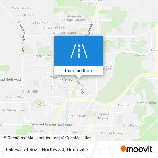Mapa de Lakewood Road Northwest