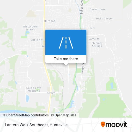 Lantern Walk Southeast map