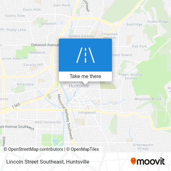 Mapa de Lincoln Street Southeast
