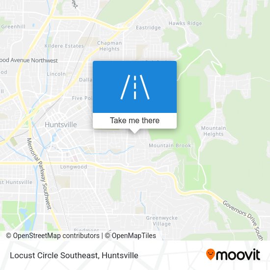 Mapa de Locust Circle Southeast