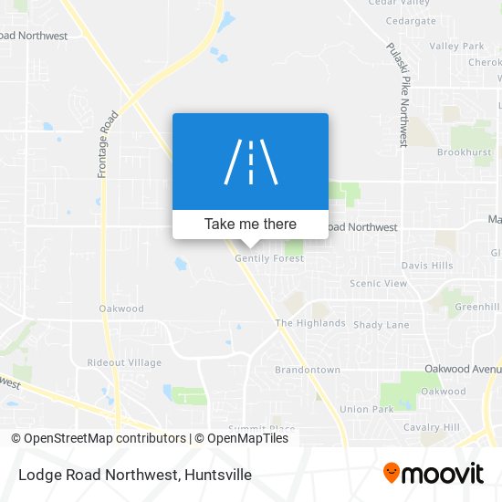 Mapa de Lodge Road Northwest