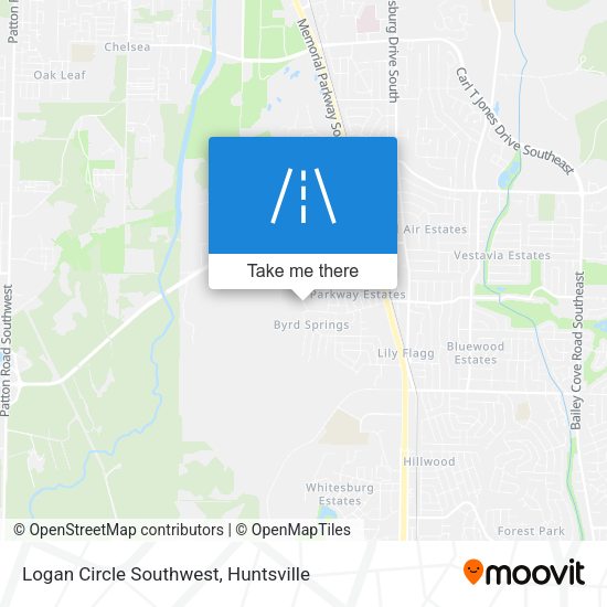 Mapa de Logan Circle Southwest