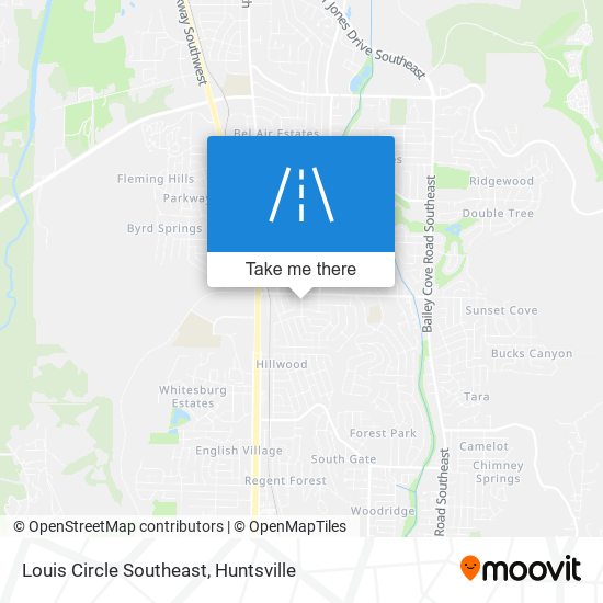 Mapa de Louis Circle Southeast