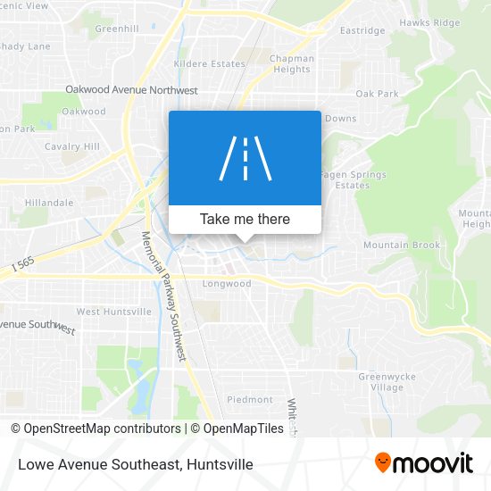 Lowe Avenue Southeast map