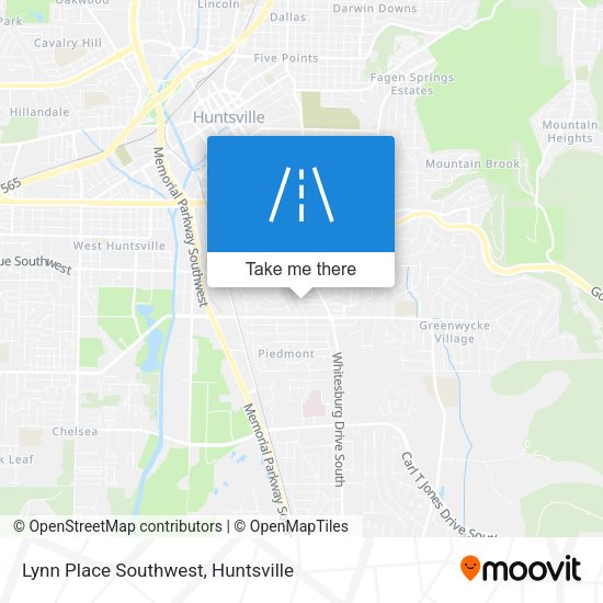 Lynn Place Southwest map