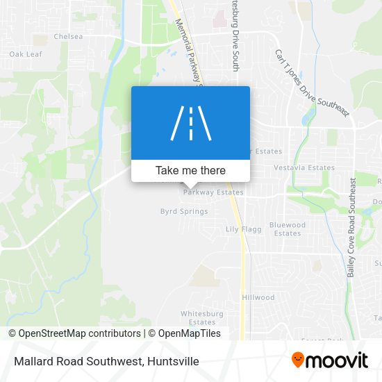 Mallard Road Southwest map