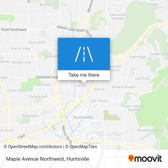 Mapa de Maple Avenue Northwest
