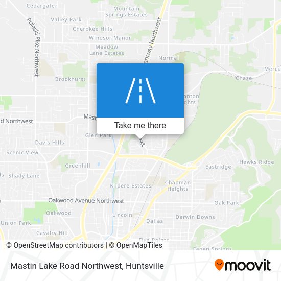 Mapa de Mastin Lake Road Northwest