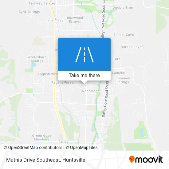 Mathis Drive Southeast map