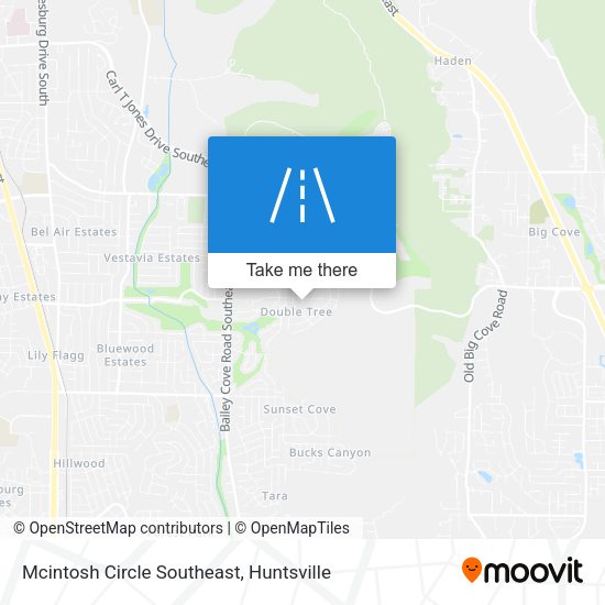 Mcintosh Circle Southeast map