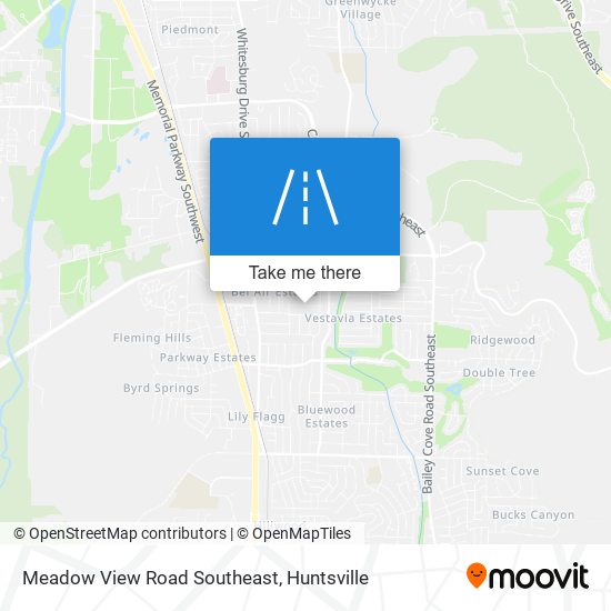 Mapa de Meadow View Road Southeast