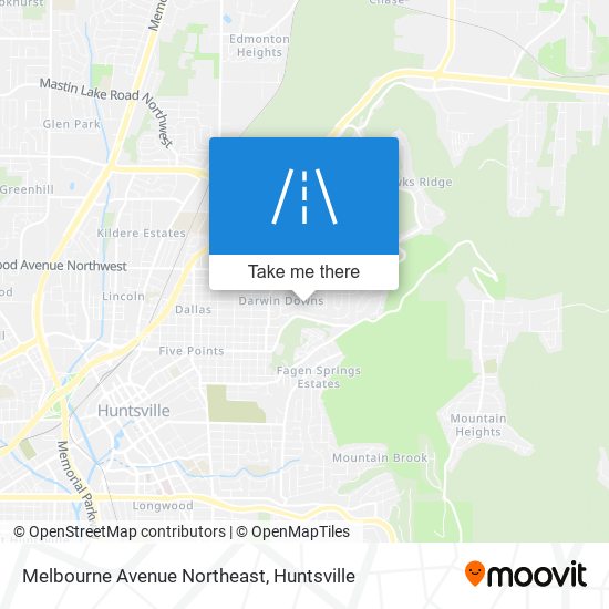 Melbourne Avenue Northeast map