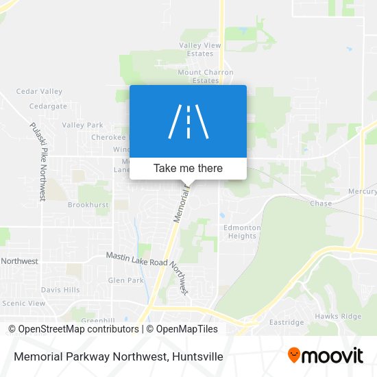 Mapa de Memorial Parkway Northwest