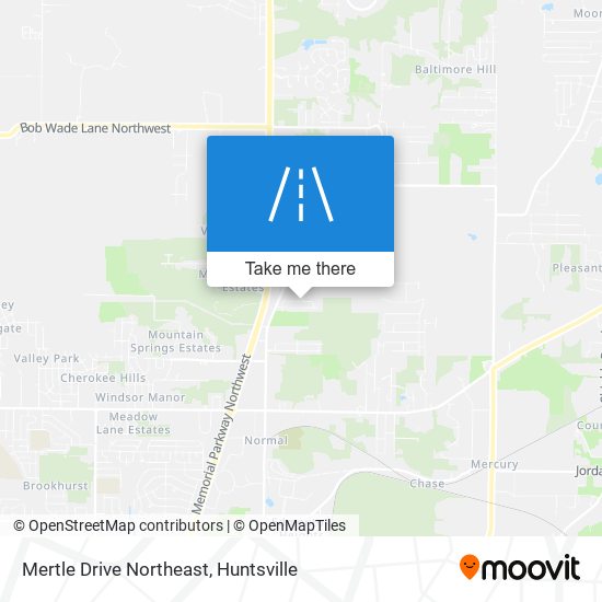 Mapa de Mertle Drive Northeast