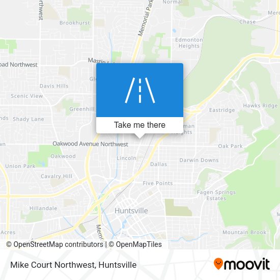 Mike Court Northwest map