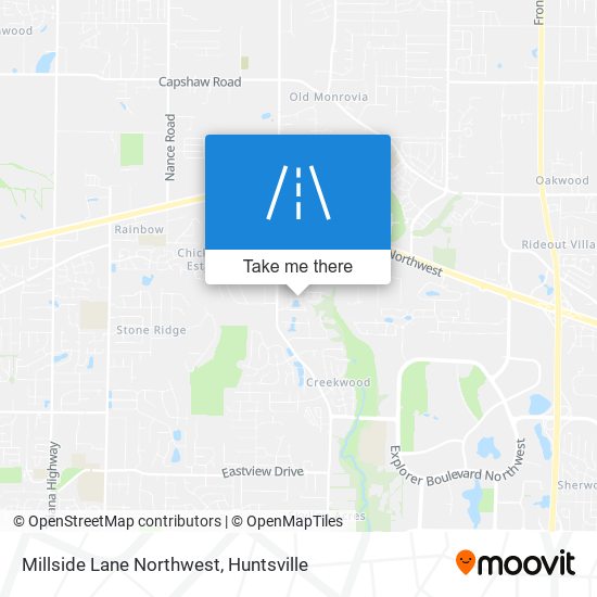 Mapa de Millside Lane Northwest