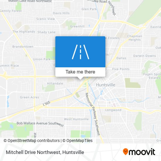 Mapa de Mitchell Drive Northwest