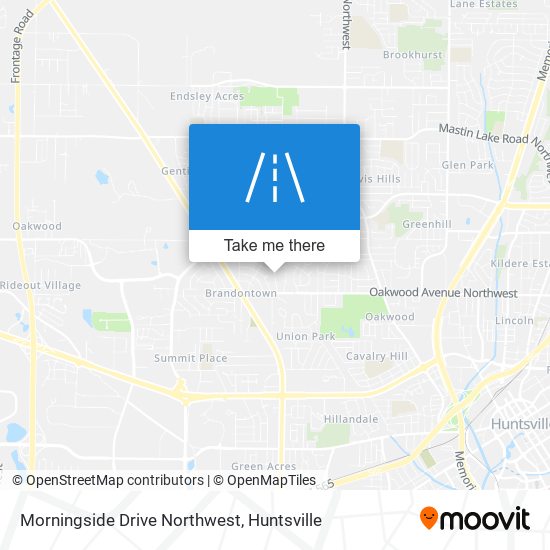 Mapa de Morningside Drive Northwest