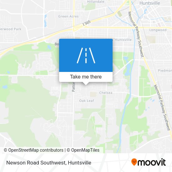 Newson Road Southwest map